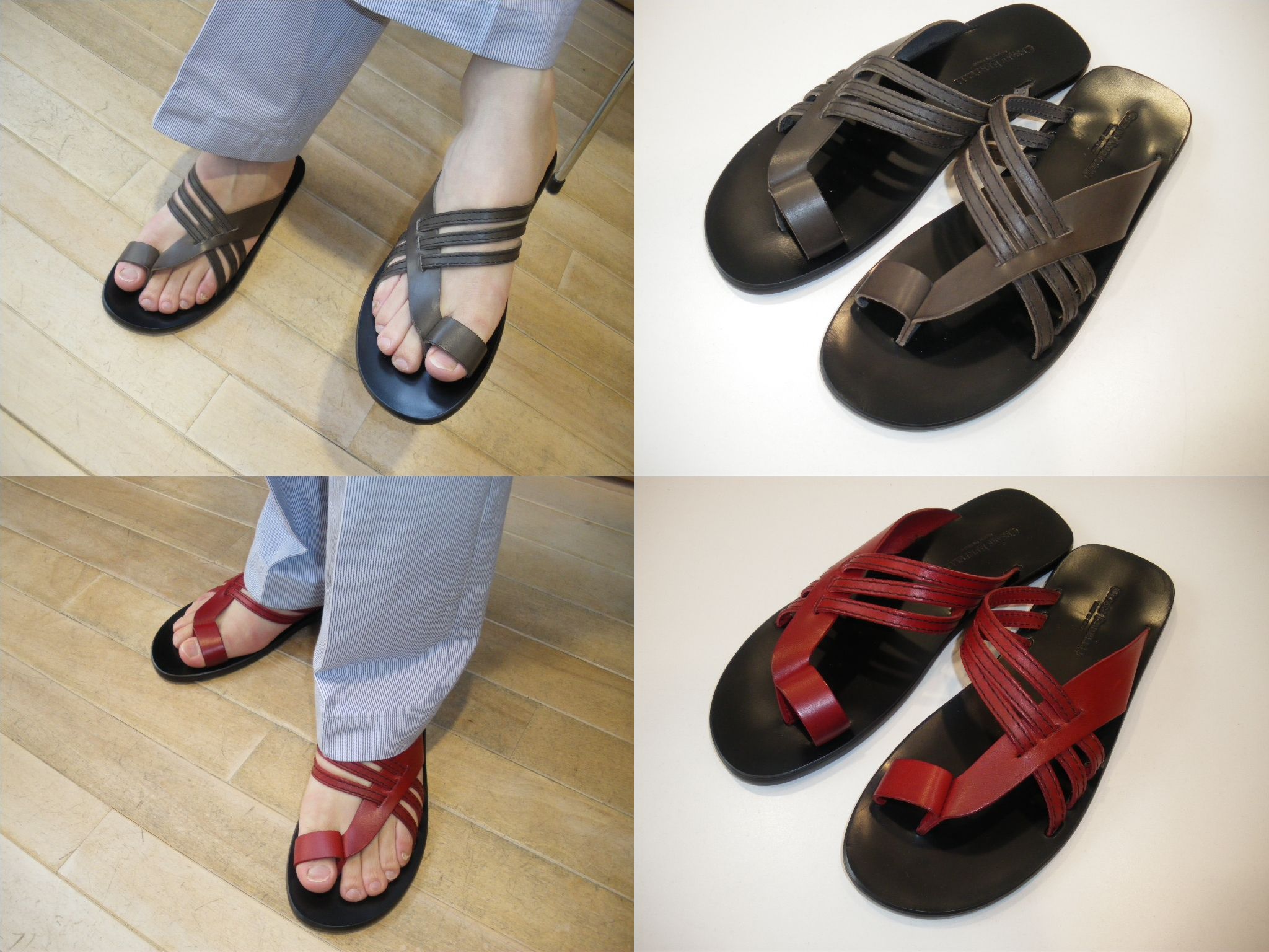 イタリアレザーサンダル入荷 イタリアを代表するサンダル専門メーカーcesare Bertelli Vanni Guji グジ 公式ブログ