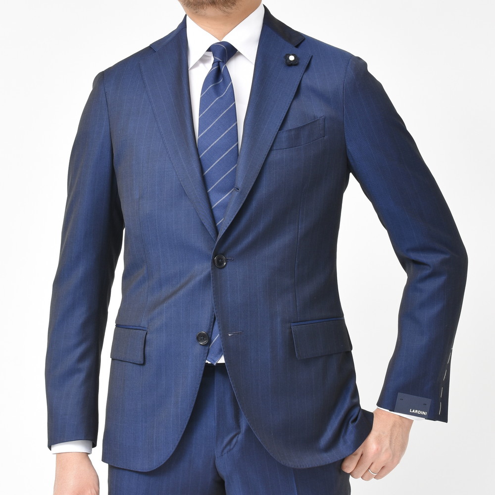 LARDINI/ラルディーニ スーツ セットアップ 紺色-